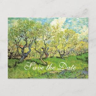 save the date,spring weddings announcement postcard
