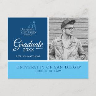 School of Law | Graduation Announcement Postcard