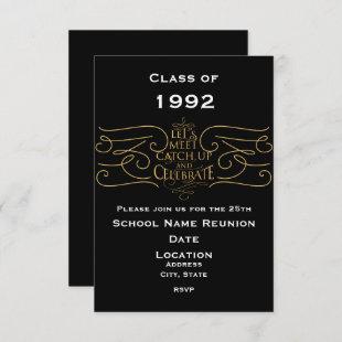 School Reunion Design, elegant style Invitation