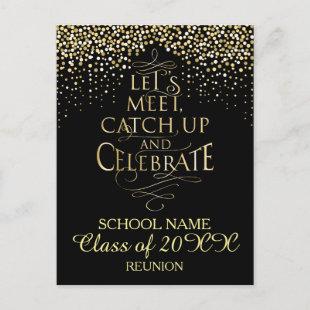 School Reunion design Invitation Postcard