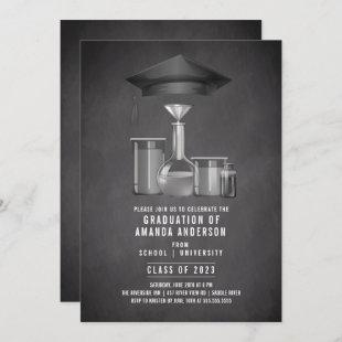 Science Degree Graduation Party Invitation