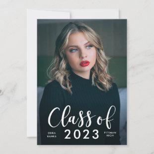 Script Class of 2023 Photo Graduation Announcement