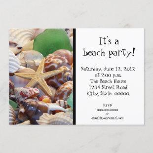 Seashells Invitations