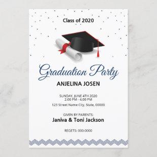 Senior Graduation Announcement and Invitation