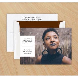 Set of 24 Fearless Graduation Announcements
