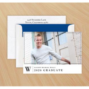 Set of 24 Professional Photo Graduation Cards