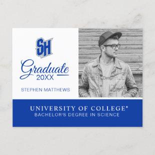 Seton Hall SH | Graduation Announcement Postcard