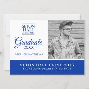 Seton Hall University Words | Graduation Invitation