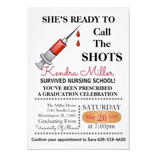 She’s Ready To Call The Shots Nursing Graduation
