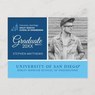 Shiley-Marcos School of Engineering | Graduation Announcement Postcard