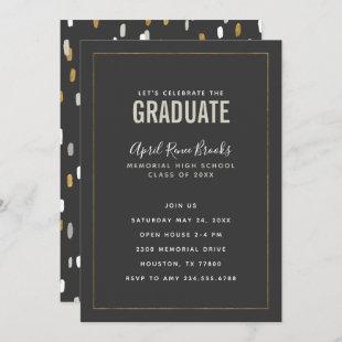 Shimmer Graduation Party Invitation
