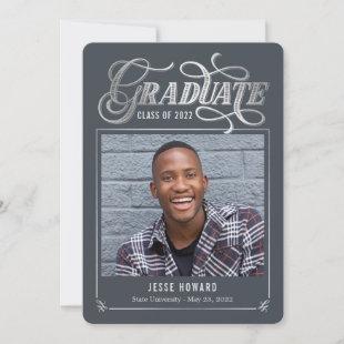 Shining Future Editable Color Graduation Card