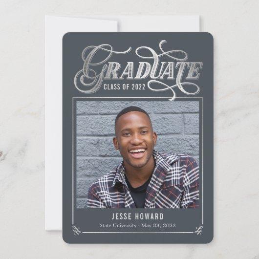 Shining Future Editable Color Graduation Card