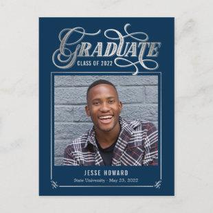 Shining Future Editable Color Graduation Postcard