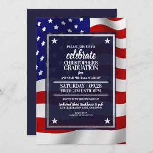Silver Star Military Academy Graudation Party Invitation