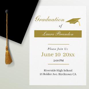 Simple Graduation Invitation
