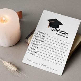 Simple  graduation scramble word graduation  game enclosure card