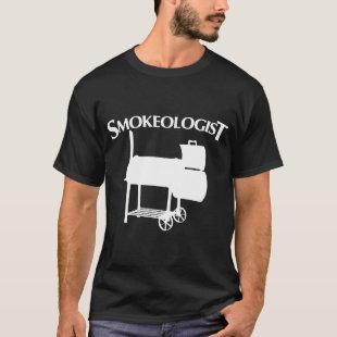 Smokeologist Funny BBQ Smoker Grill For Men BBQ T-Shirt