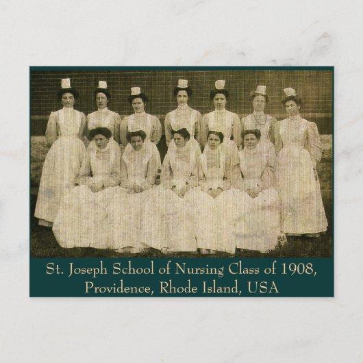 St Joseph School of Nursing Class of 1908 Postcard