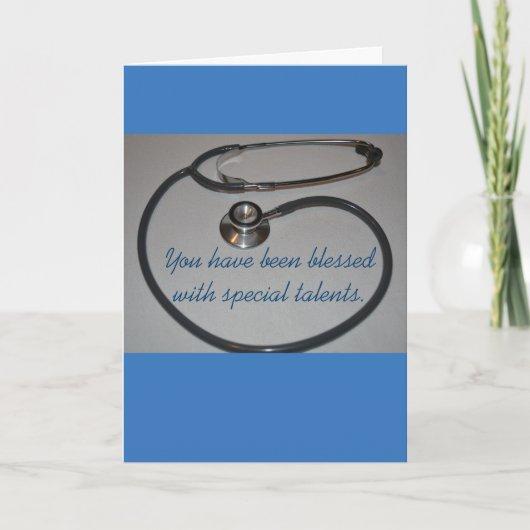 Stethoscope Physician's Assistant Graduation Card