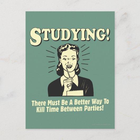 Studying: Kill Time Postcard