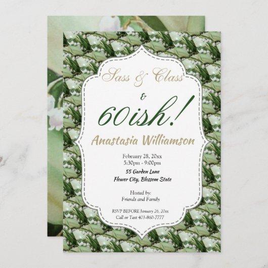 STUNNING LILY OF THE VALLEY FLOWER INVITATION
