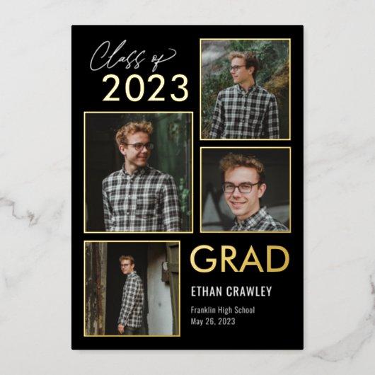 Styled Gallery Foil Graduation Announcement Invite