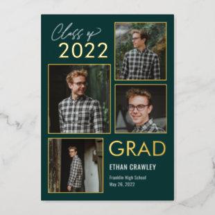 Styled Gallery Foil Graduation Announcement Invite