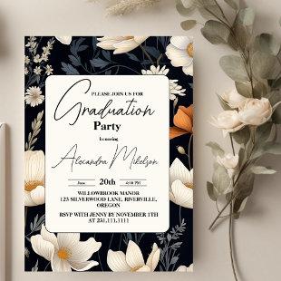 stylish  Boho Graduation  Invitation