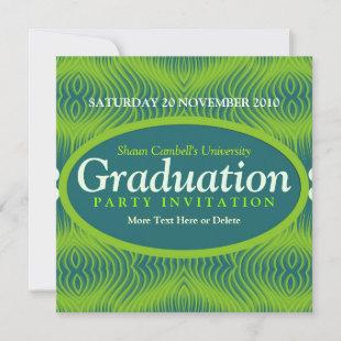 Success Vibration Graduation Invitation