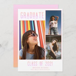 Summer Class of 2021 Photo Graduation Announcement