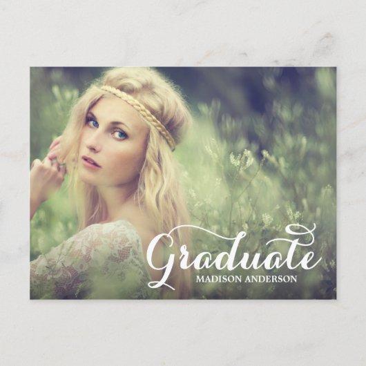 Sweetest Grad | Graduation Postcard Invitation