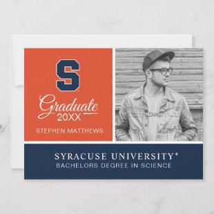 Syracuse University Graduate Graduation Invitation