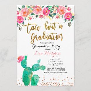 Taco about a Graduation Party Invite card