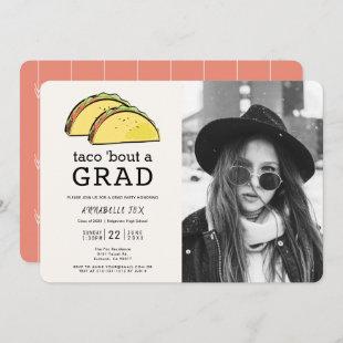 Taco Bout GRAD Photo Graduation Party Invitation