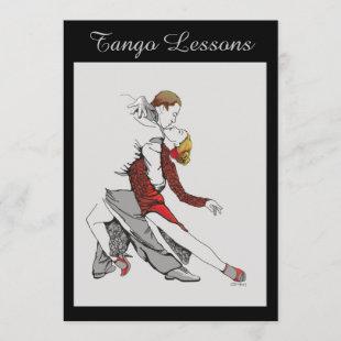 Tango Lessons Invitation