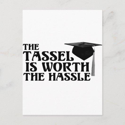 Tassle Worth the Hassel Postcard