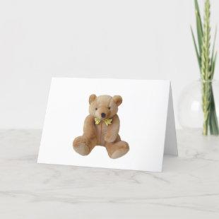 Teddy Bear  Baby Expecting Pregnancy Shower Love Holiday Card