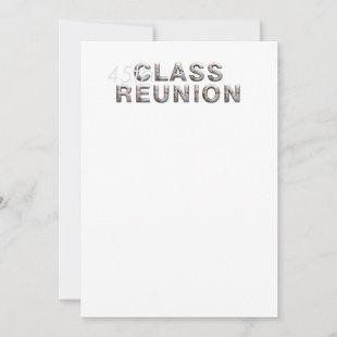 TEE 45th Class Reunion Invitation