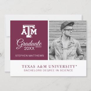 Texas A&M University Graduate Invitation