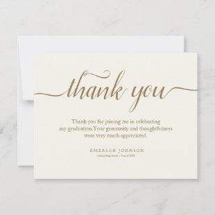 Thank You Graduation Thank You Note Card