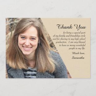 Thankful Graduate Photo Card