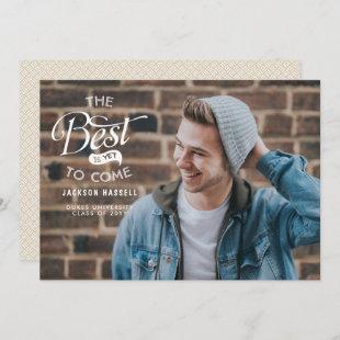 The Best is Yet to Come Graduation Announcement