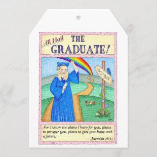The Graduate Graduation Card and Gift Tag