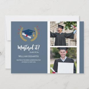 The Oxford Photo Graduation Flat Announcement Card