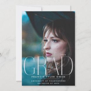 This Is Me | Modern GRAD Fade Text | Photo Announcement