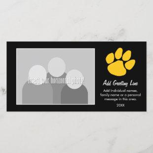 Tiger Paw Print - Sports Fan or Graduation Announcement