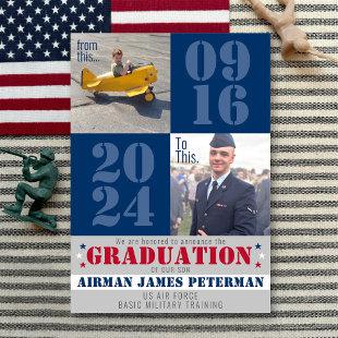 To THIS Military Basic Training Graduation Photo Announcement