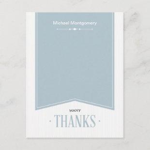 Touch of Class Graduation Thank You Note Card