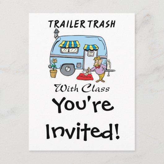 trailer park trash with class invitation